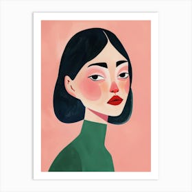 Portrait Of A Woman 619 Art Print