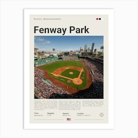 Baseball - Boston Red Sox - Fenways Park Art Print