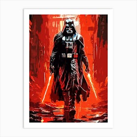 Darth Vader Star Wars movie 5 Art Print