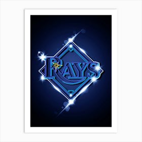 Tampa Bay Rays Logo Art Print