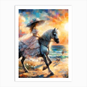 Creative Horse Beauty Illustration Nr 244 Art Print