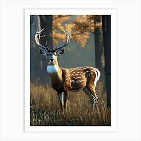 Bambi En Su Habitat Art Print