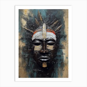 African Fusion Fantasy: Art and Decor Delight Art Print