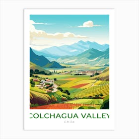 Chile Colchagua Valley Travel Art Print