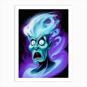 Blue Ghost (2) Art Print