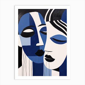 Two Faces 6 Art Print