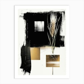 Black And Gold 15 Art Print