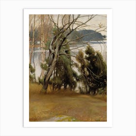 View Of A Lake Art Print