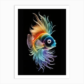 Rainbow Fish Art Print