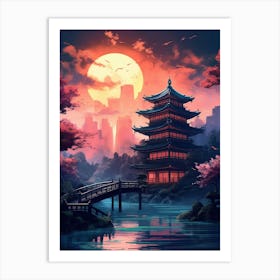 Asian Landscape 57 Art Print