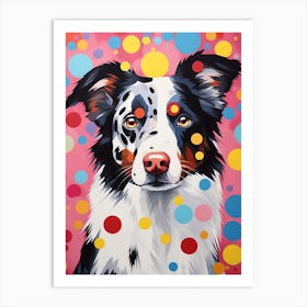 Australian Shepherd Pop Art Inspired 3 Art Print