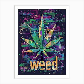 Chromatic Cannabis Art Print