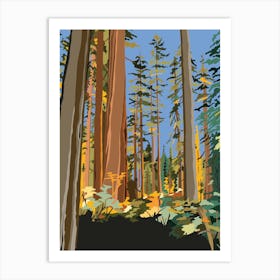 Yosemite Forest Art Print