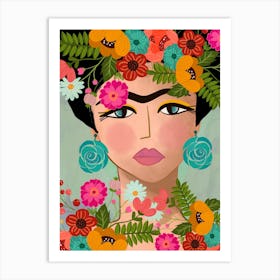 The Garden Of Frida Kahlo Art Print