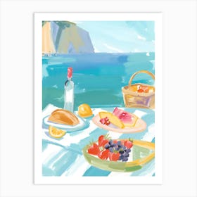 picnic wall art Art Print