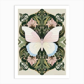 Butterfly Style William Morris 1 Art Print