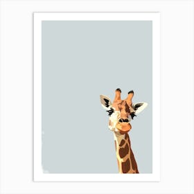 Giraffe Canvas Art 3 Art Print