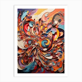 Abstract Painting 711 Art Print