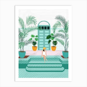 Marrakech Riad Morocco Art Print