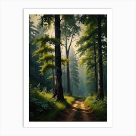 Path In The Woods Art Print