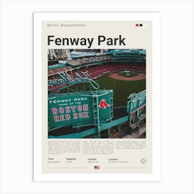 Baseball - Boston Red Sox - Fenways Park 2 Art Print