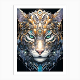 Tiger Head 2 Art Print