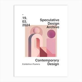 Speculative Design Archive Abstract Poster 29 Art Print