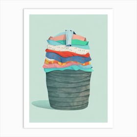 Laundry Basket 4 Art Print