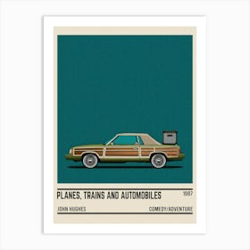 Planes, Trains & Automobiles Movie Car Art Print