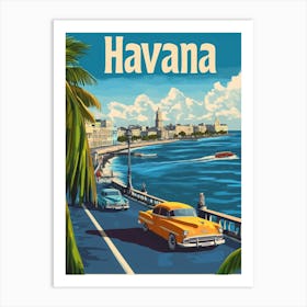 Aihrgdesign A Vintage Travel Poster Of Havana Featuring The I 502a67df Ce8d 480e 932d 95d140d8f5d0 3 Art Print