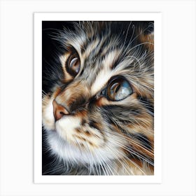 Cat Portrait Art Print