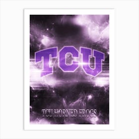 Tcu Horned Frogs Art Print