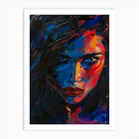 Woman'S Face 139 Art Print