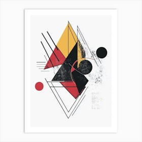 Abstract Geometric Shapes Art Print