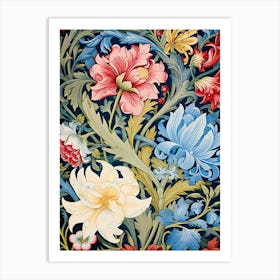 William Morris Floral 3 Art Print