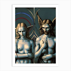 Adam And Eve 1 Art Print