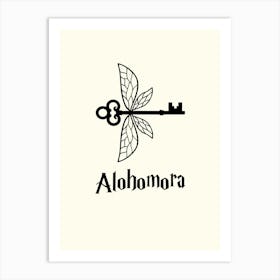 Alohomora Harry Potter Art Print