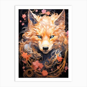 Foxes Art Print