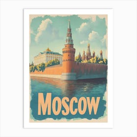 Aihrgdesign A Classic 1960s Travel Poster For Moscow Showcasi 37ab6276 311f 43b2 Ab83 0dcdd43cffe4 1 Art Print