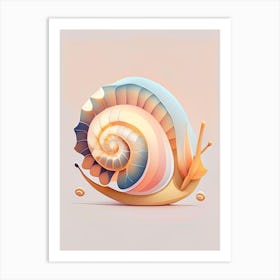 Assassin Snail  1 Illustration Art Print