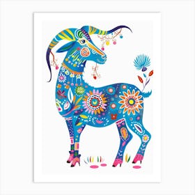 Chinese Zodiac Goat Art Print