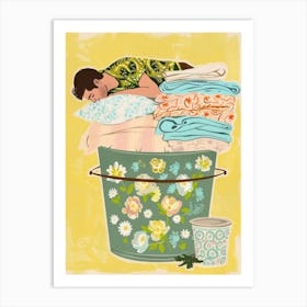 Laundry Day Art Print