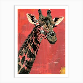 Giraffe Canvas Print 16 Art Print