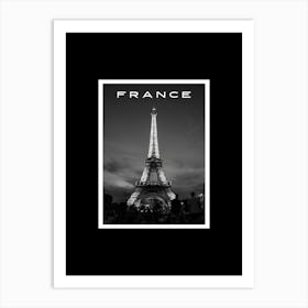 France At Night Art Print