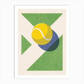BALLS Tennis - grass court III Art Print
