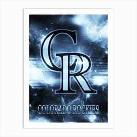 Colorado Rockies Poster Art Print