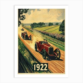 Aihrgdesign A Vintage Sports Poster For A 1922 Automobile Ral 6b16db14 2a3b 4cae A327 5681e1da7a53 3 Art Print