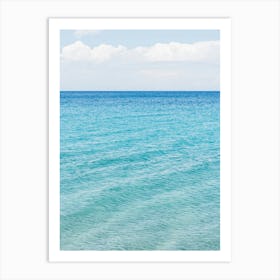 50 Shades Of Blue Art Print