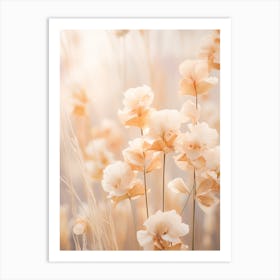 Boho Dried Flowers Freesia 1 Art Print