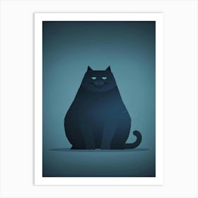 Black Cat 42 Art Print